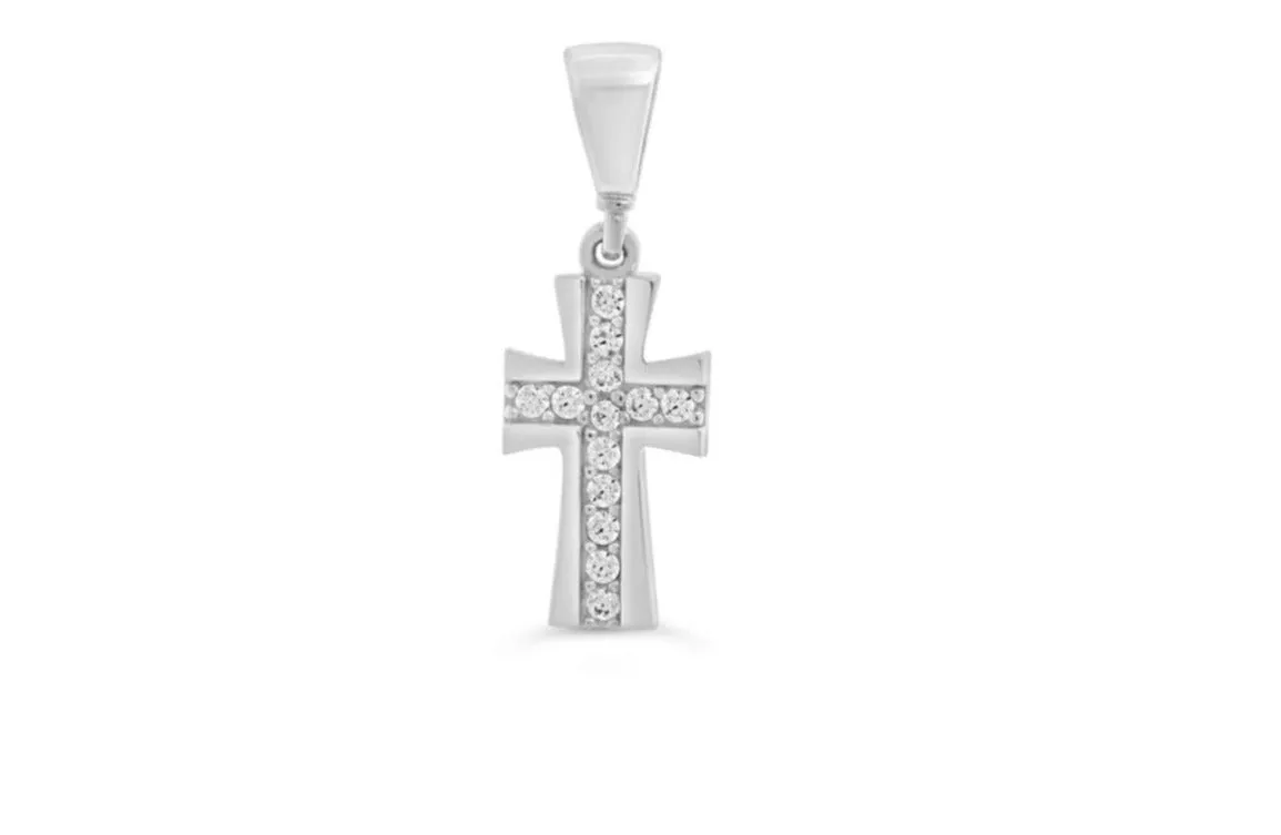 10k Gold Classic Cross with CZ