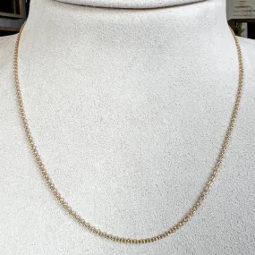 14k Yellow Gold Cable Chain