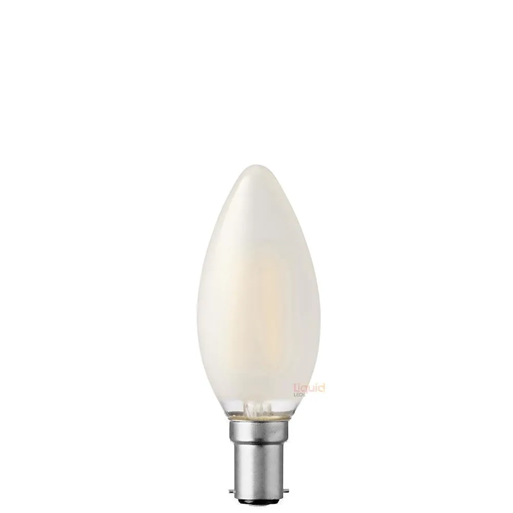 4W Candle LED Bulb B15 Frost in Natural White