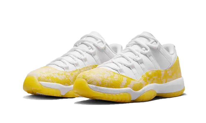 Air Jordan 11 Retro Low Yellow Snakeskin