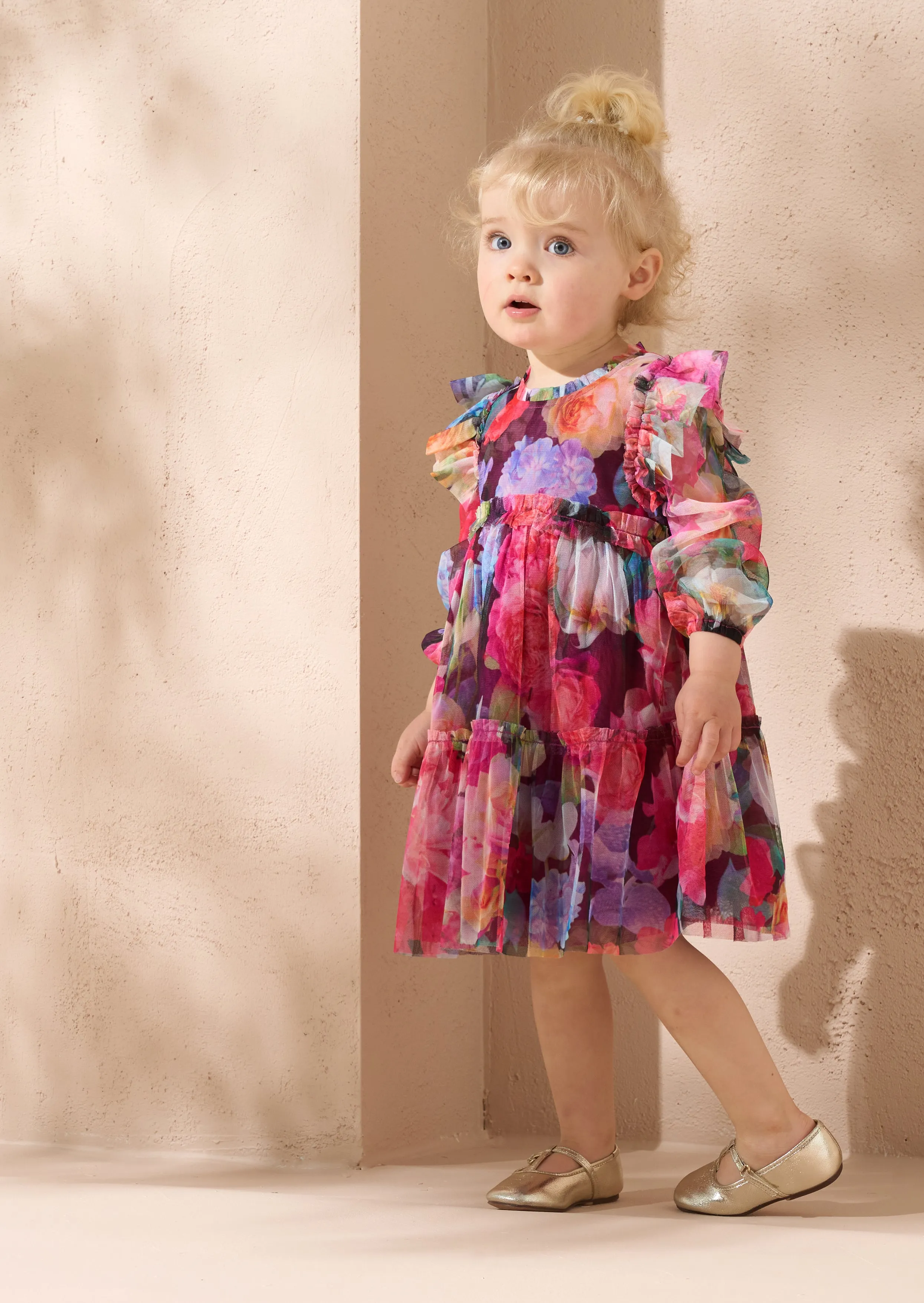 Alessia Multi Floral Print Dress