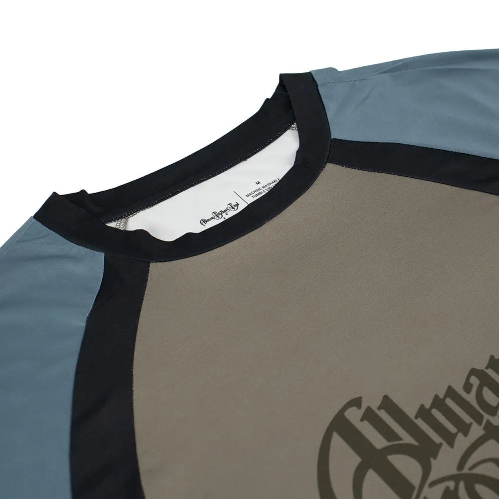 Allman Brothers Band | UPF 50 Swim Shirt Long Sleeve |  Brown Blue Logo