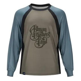 Allman Brothers Band | UPF 50 Swim Shirt Long Sleeve |  Brown Blue Logo