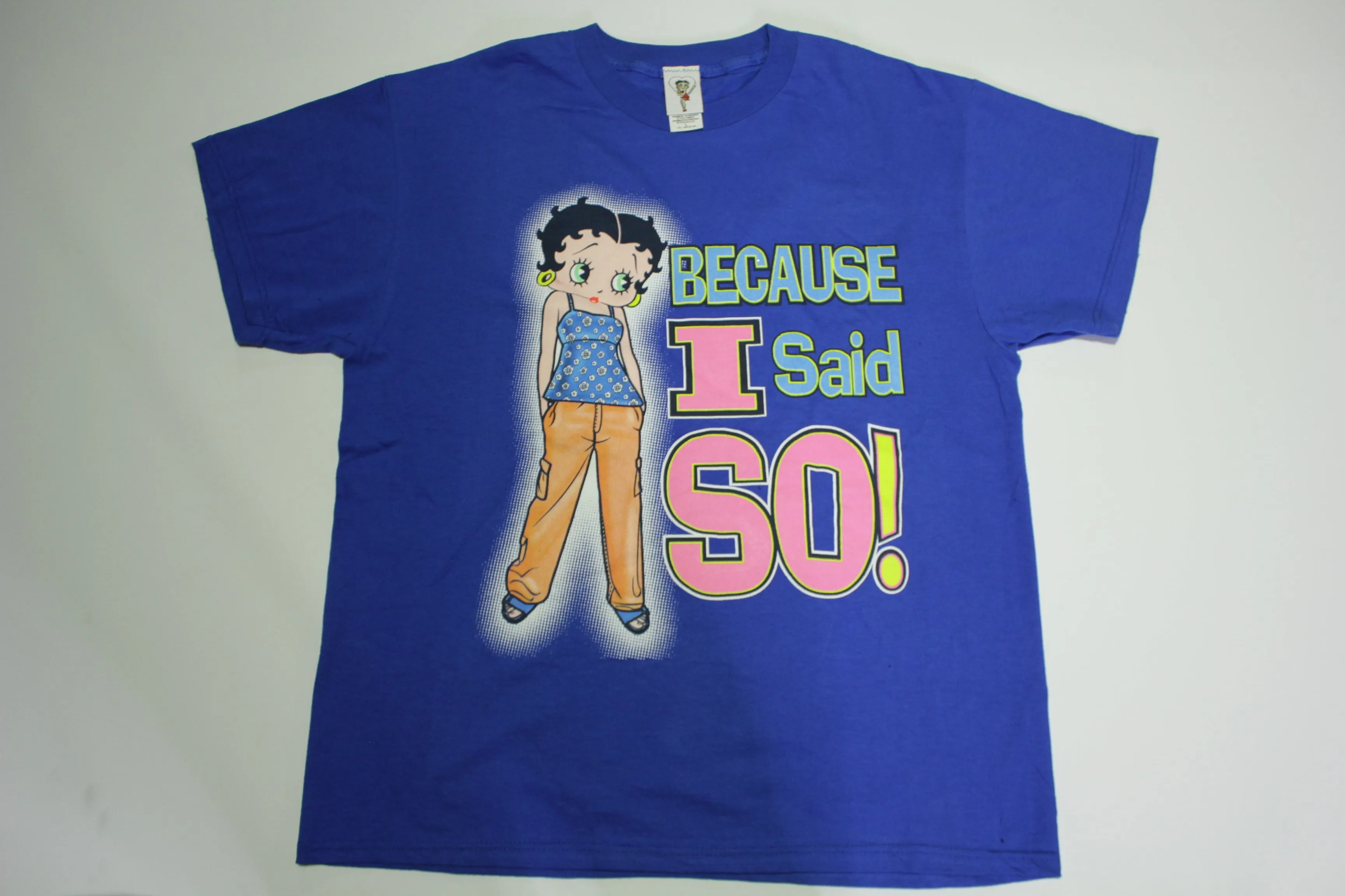 Betty Boop Vintage 2000 Because I Said So Y2K King Features Syndicate T-Shirt