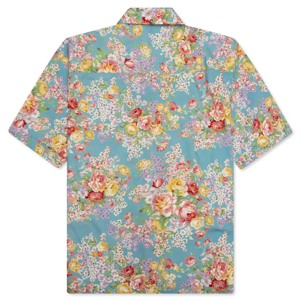 Camp Shirt - Blue Tuscan Floral