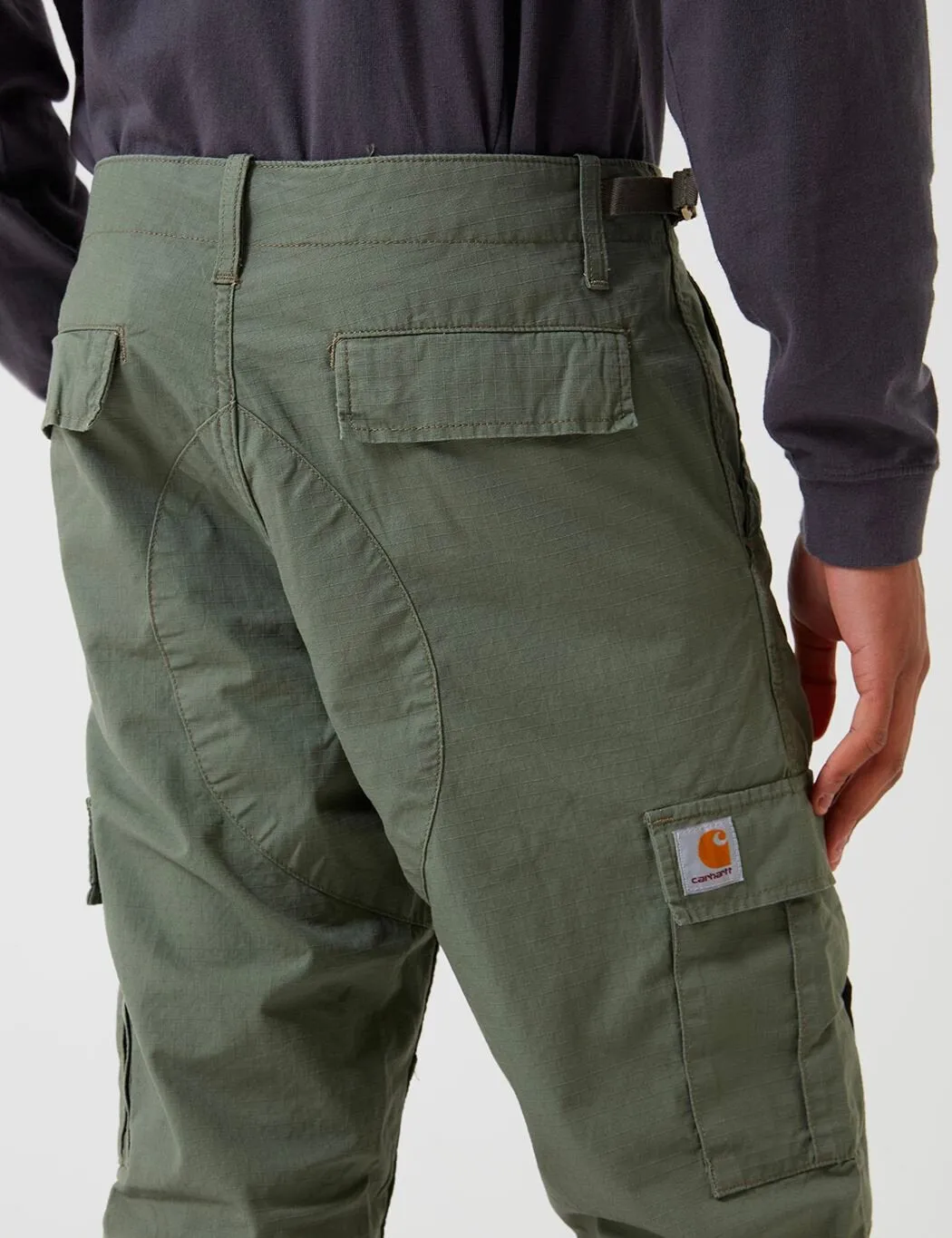 Carhartt-WIP Aviation Cargo Pant (Ripstop) - Dollar Green Rinsed