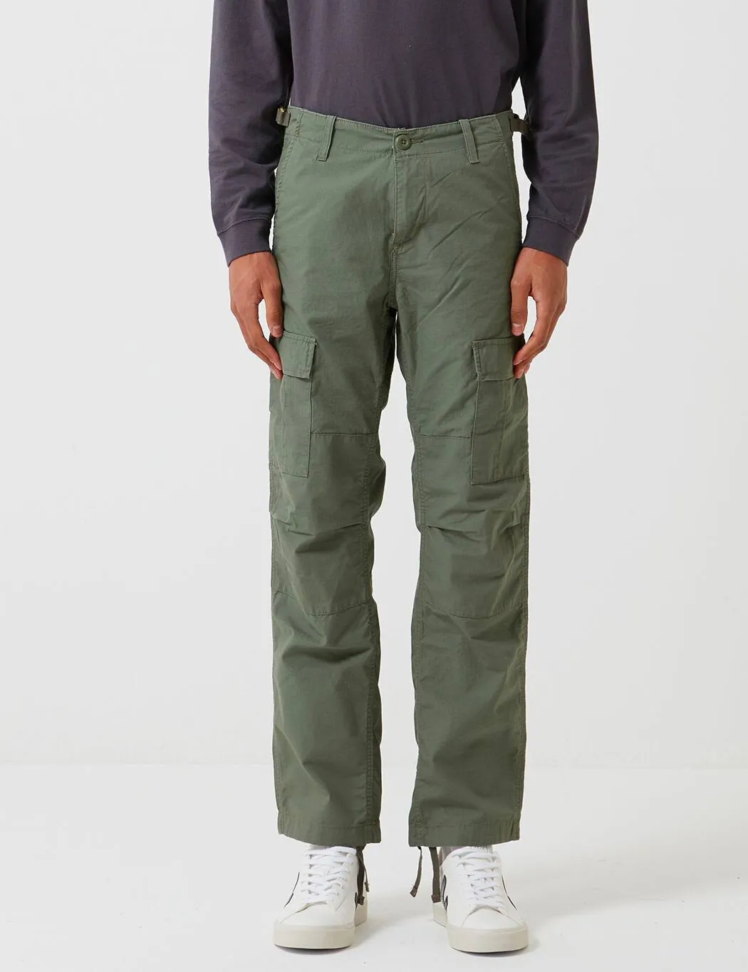 Carhartt-WIP Aviation Cargo Pant (Ripstop) - Dollar Green Rinsed