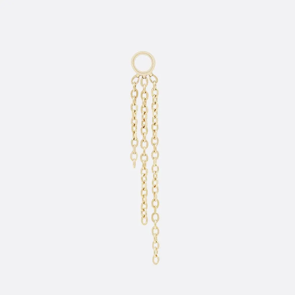 Cascade 3 Charm - 14K YELLOW