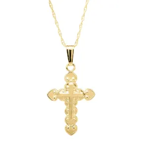 Children's 14k Gold Cross Pendant