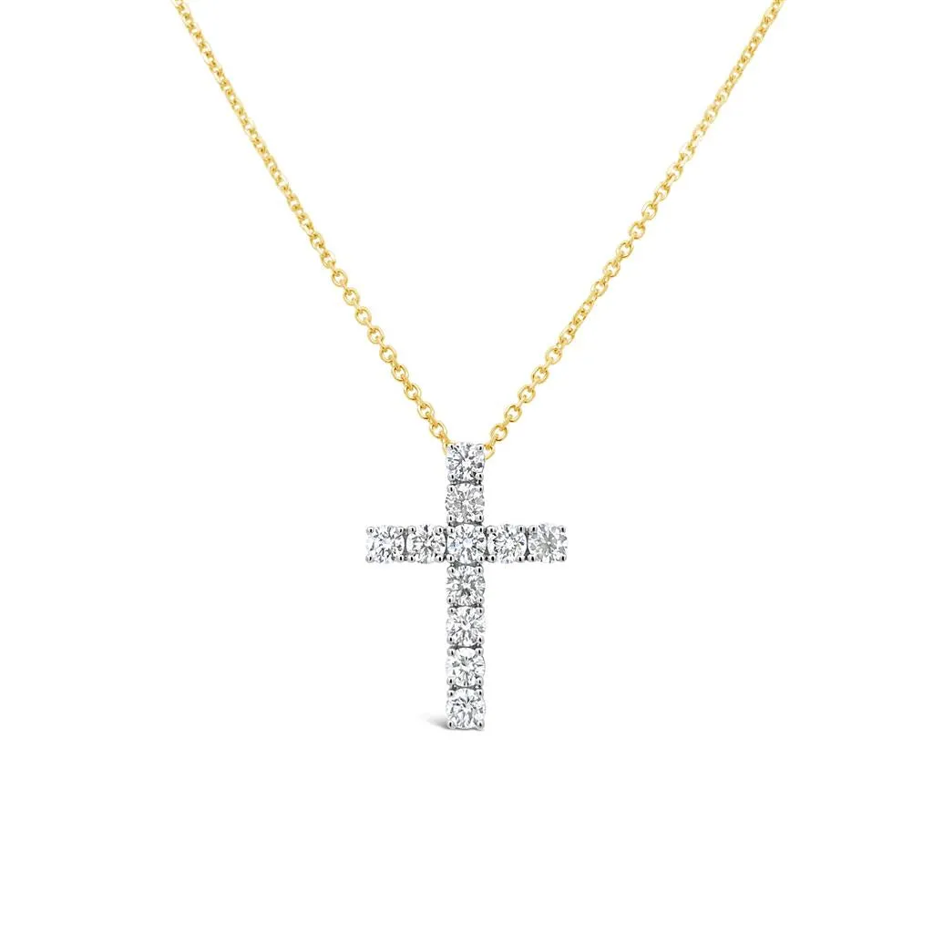 Clara by Martin Binder Diamond Cross Necklace (0.80 ct. tw.)