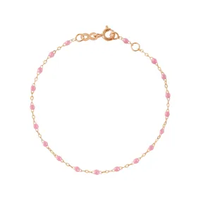 Classic Gigi Fuchsia bracelet, Rose Gold, 7.5"