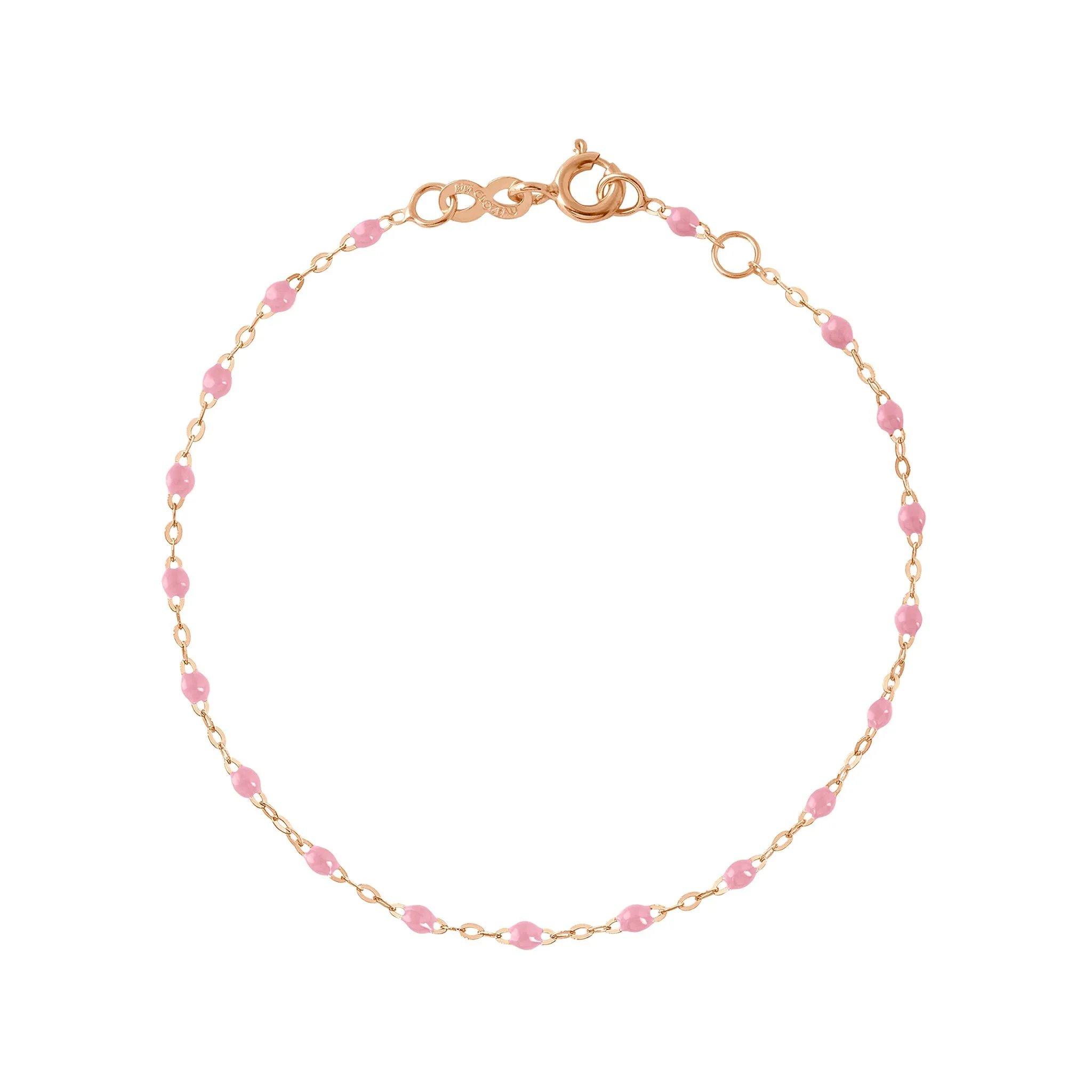 Classic Gigi Fuchsia bracelet, Rose Gold, 7.5"