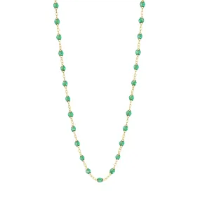 Classic Gigi Mint Necklace, Yellow Gold, 19.7"