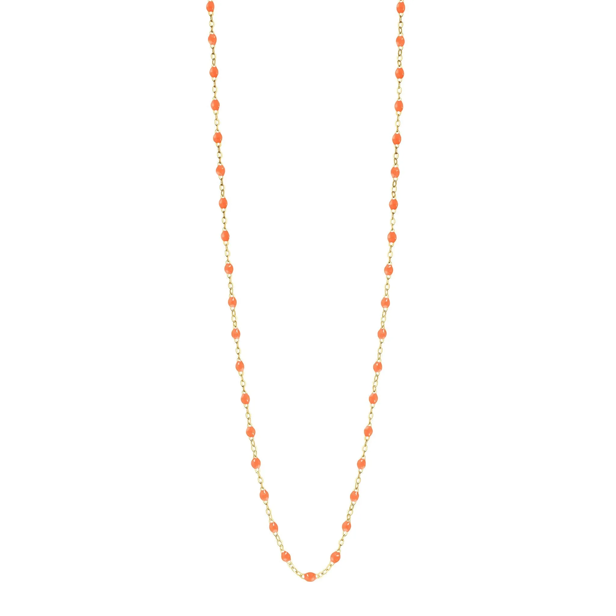 Classic Gigi Orange sautoir, Yellow Gold, 34"