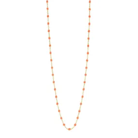 Classic Gigi Orange sautoir, Yellow Gold, 34"