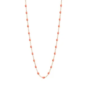 Classic Gigi Saumon necklace, Rose Gold, 19.7"