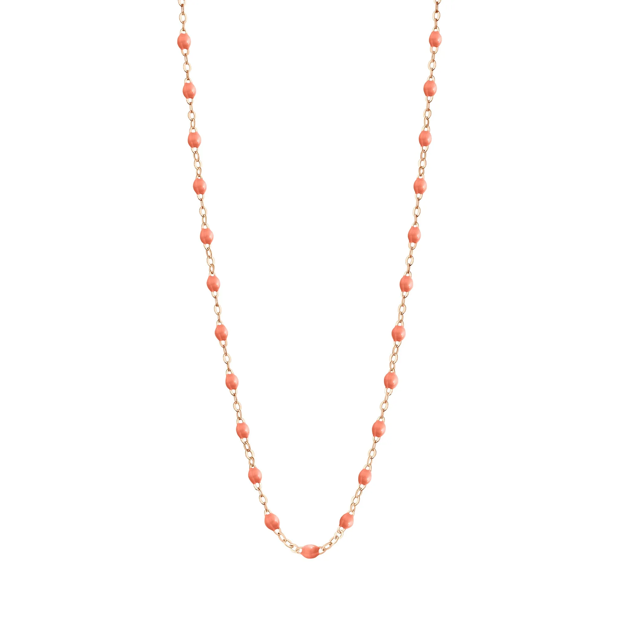 Classic Gigi Saumon necklace, Rose Gold, 19.7"