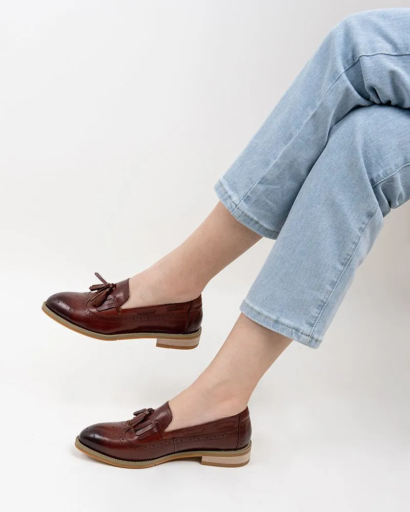 Comfortable Slip On Wingtip Oxfords Tassel Loafers