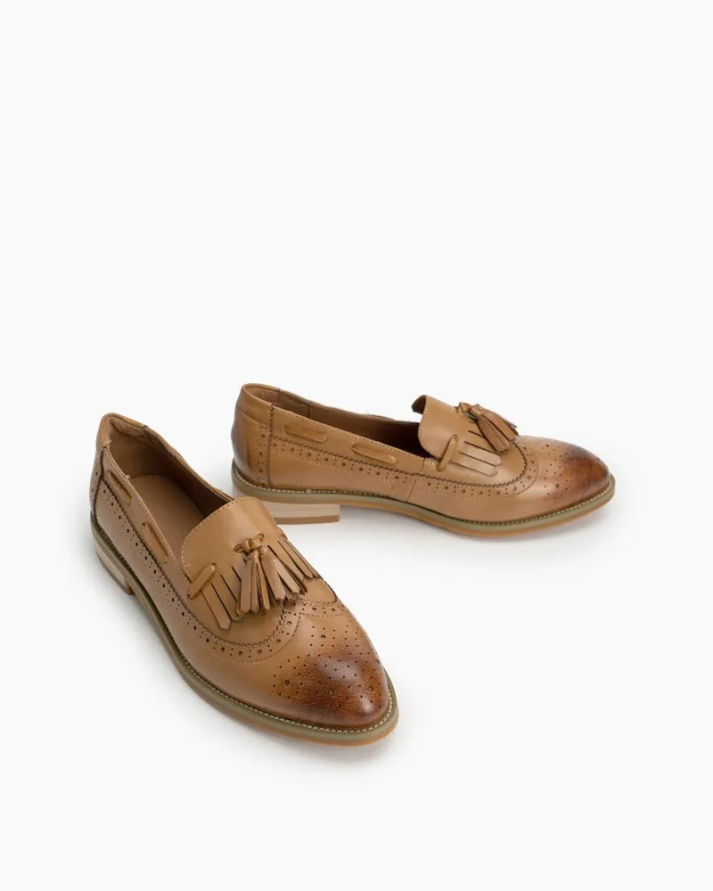 Comfortable Slip On Wingtip Oxfords Tassel Loafers