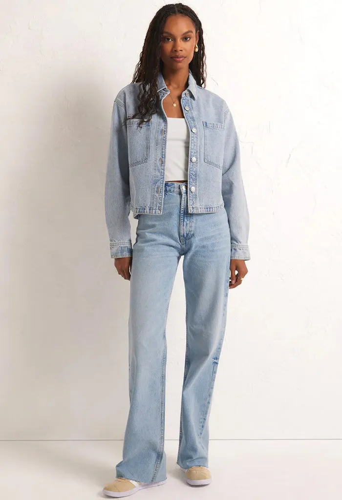 Cropped Denim Jacket