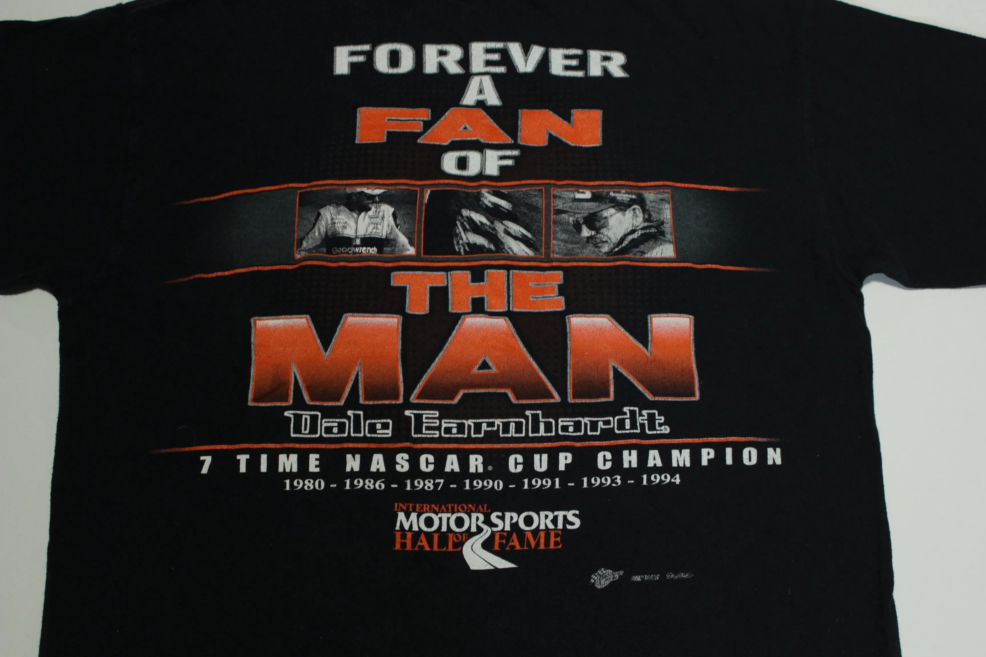 Dale Earnhardt Motorsports Hall of Fame Nascar Fan of the Man Winners Circle T-Shirt