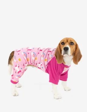 Dog Rainbow Unicorn Pajamas