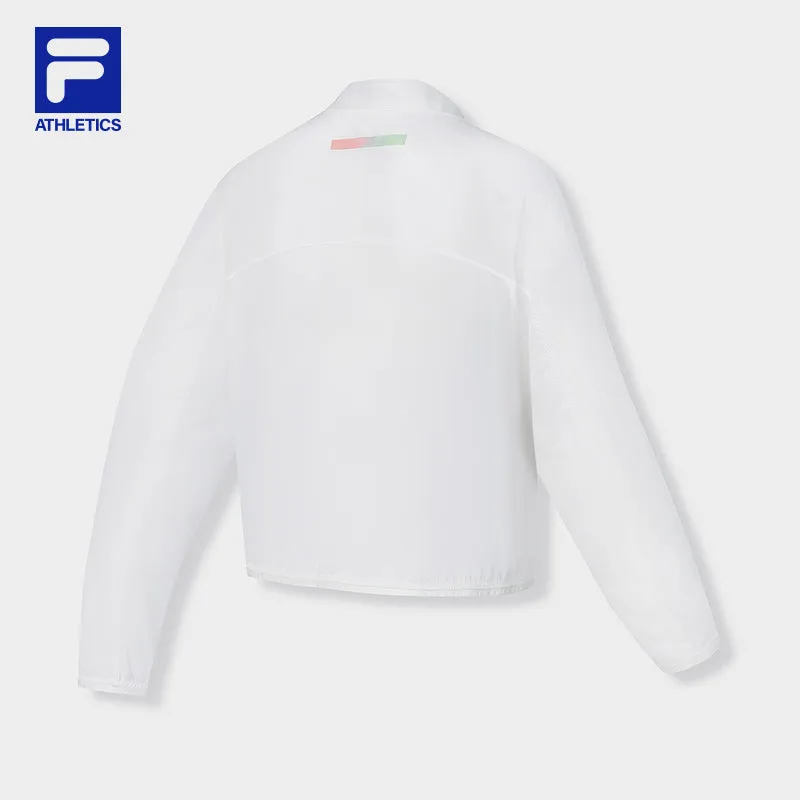 FILA CORE ATHLETICS FITNESS Women Woven Jacket (White)