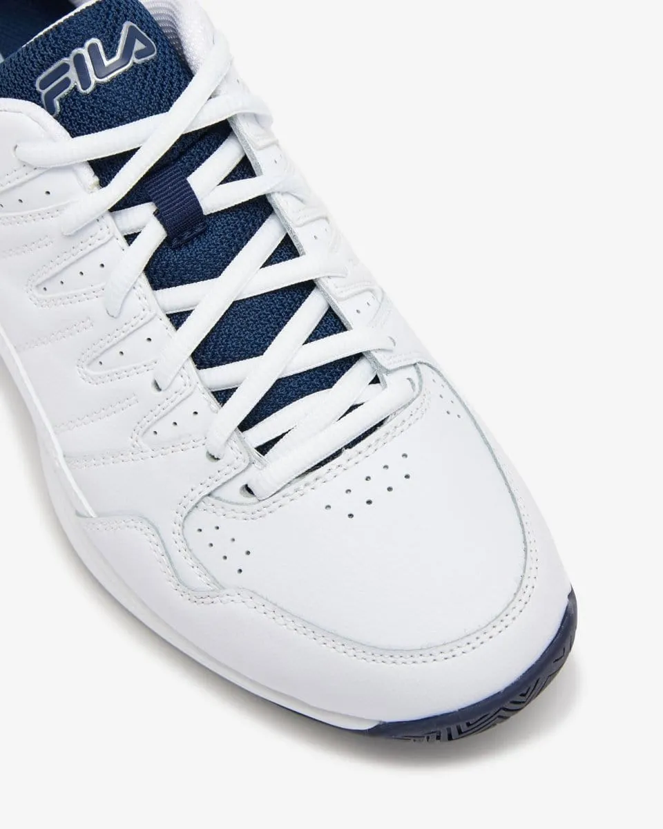 FILA MEN'S DOUBLE BOUNCE WHITE/NAVY SHOE