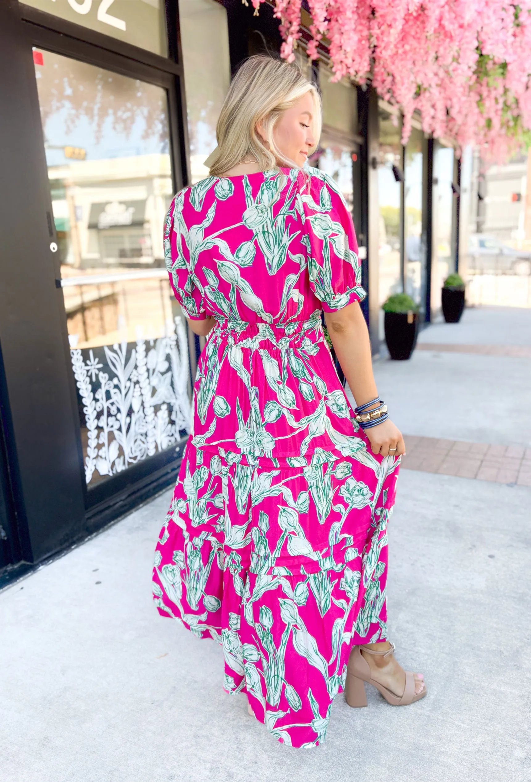 Garden Strolls Midi Dress