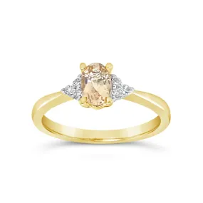 Irisa by Martin Binder Morganite & Diamond Accent Ring