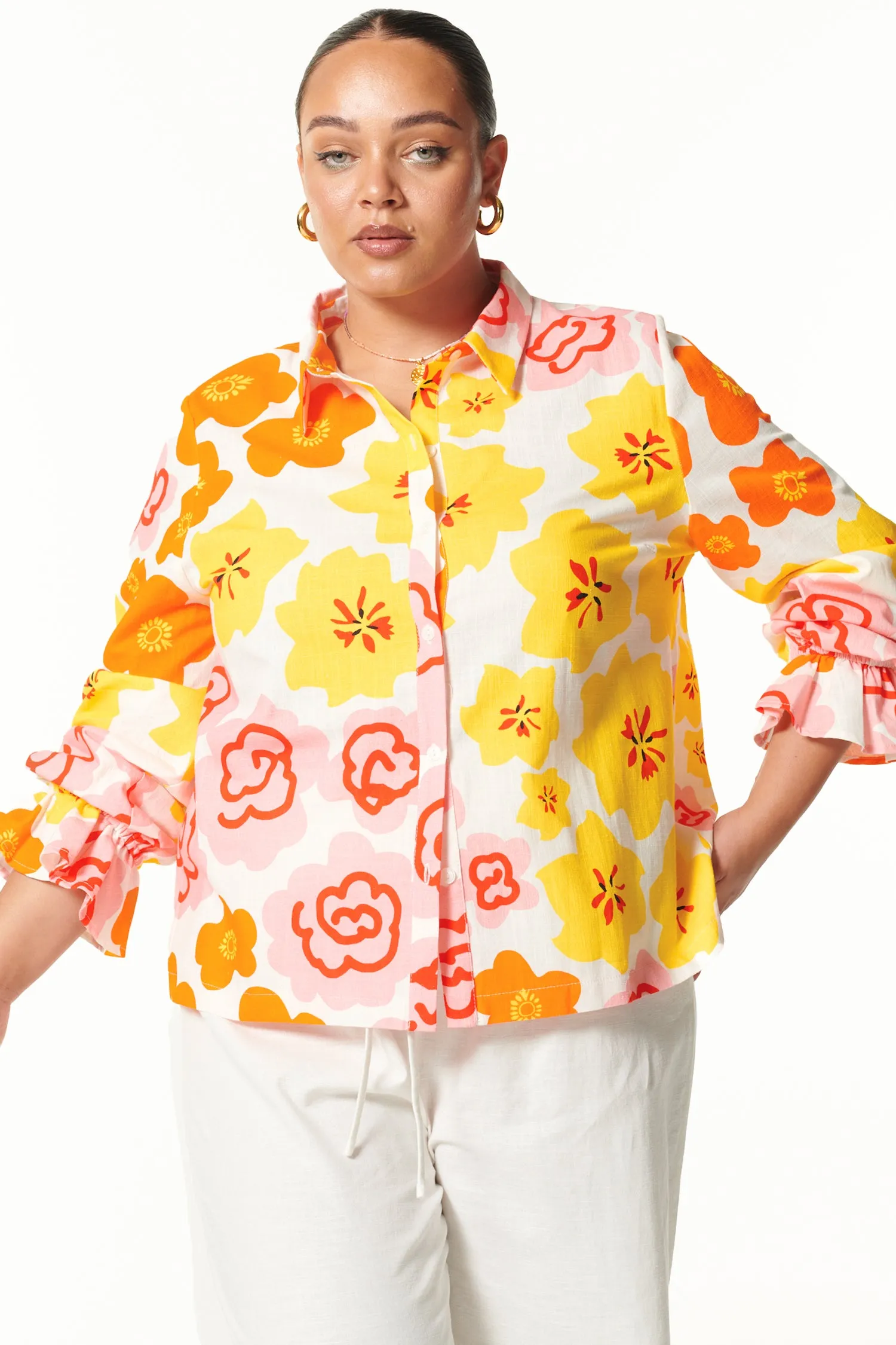 Jagger Floral Shirt - Curve