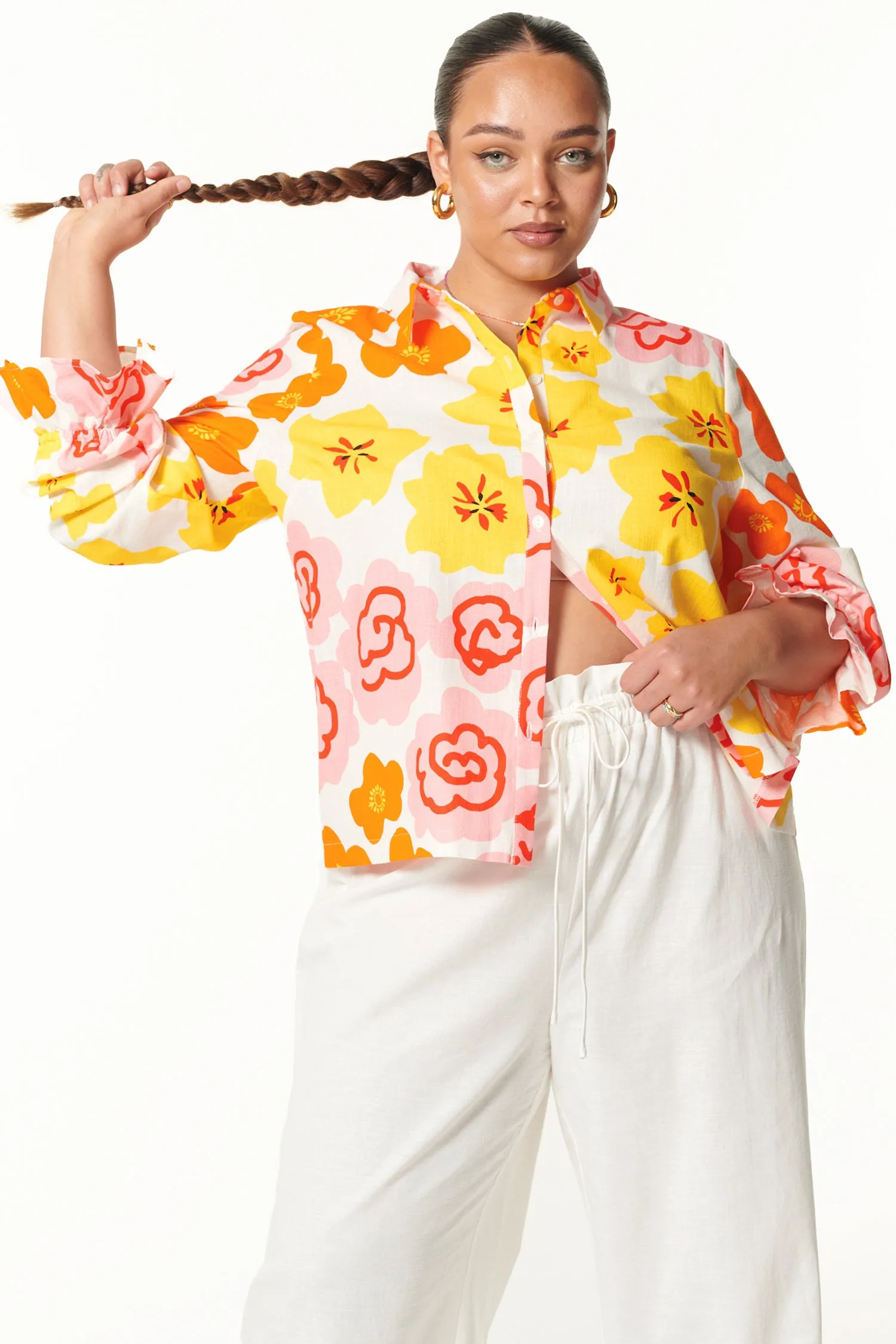 Jagger Floral Shirt - Curve