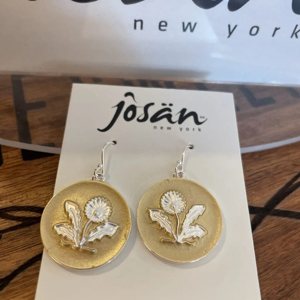 Josan SSW Two Tone Floral Earrings