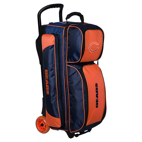 KR Strikeforce NFL Chicago Bears 3 Ball Roller Bowling Bag