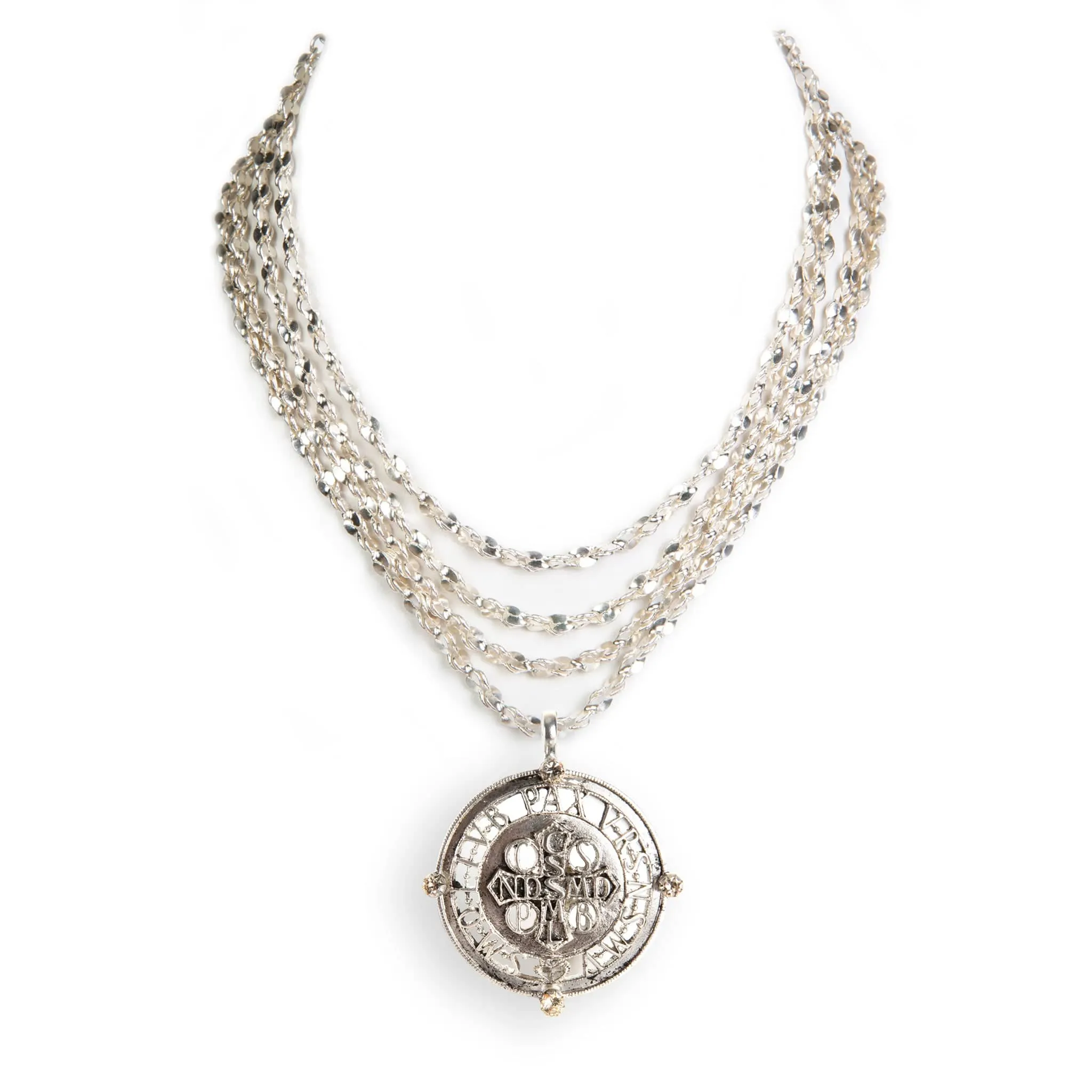 Love Chain Choker with Classic Medallions