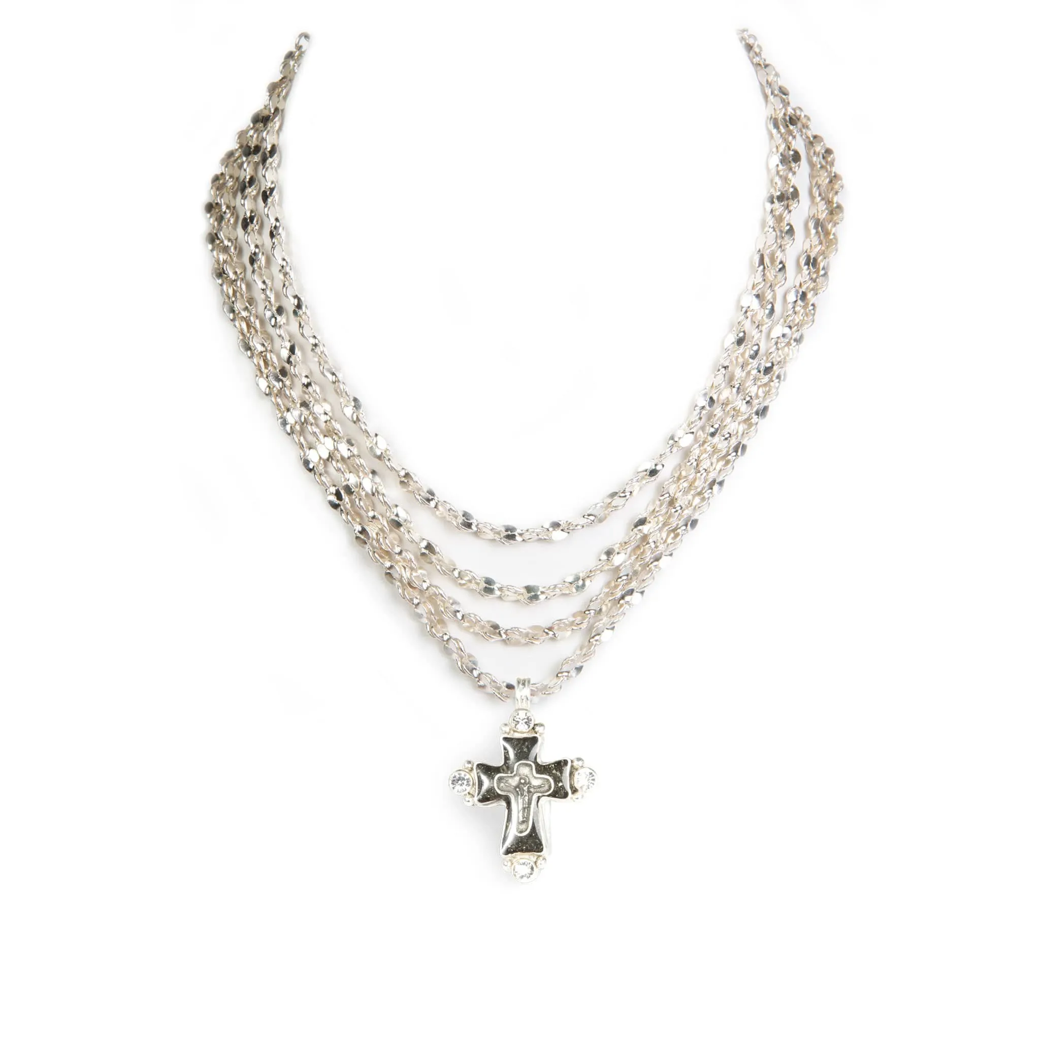 Love Chain Choker with Classic Medallions