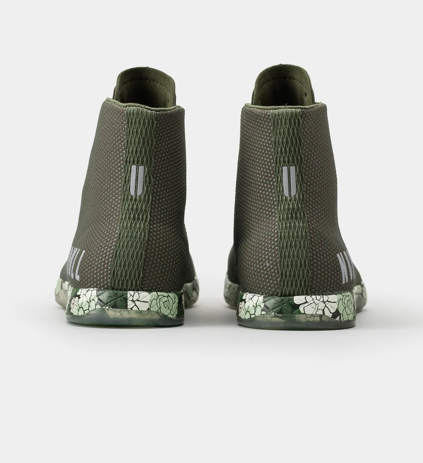 Men's Floral High-Top Trainer