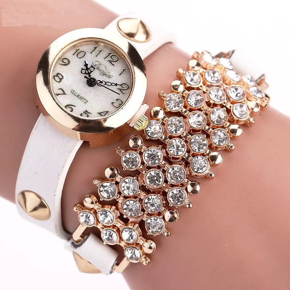 New Fashion Luxury Steel Dial Quartz Bracelet Watch