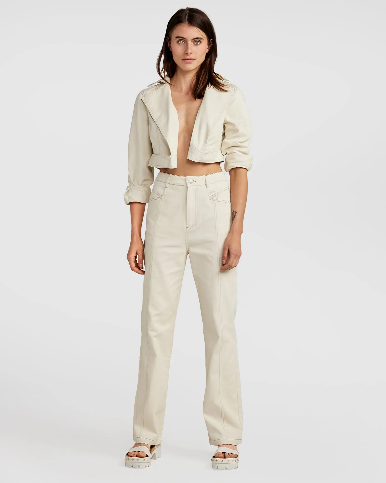 Obsessed Straight Leg Pant - Ivory