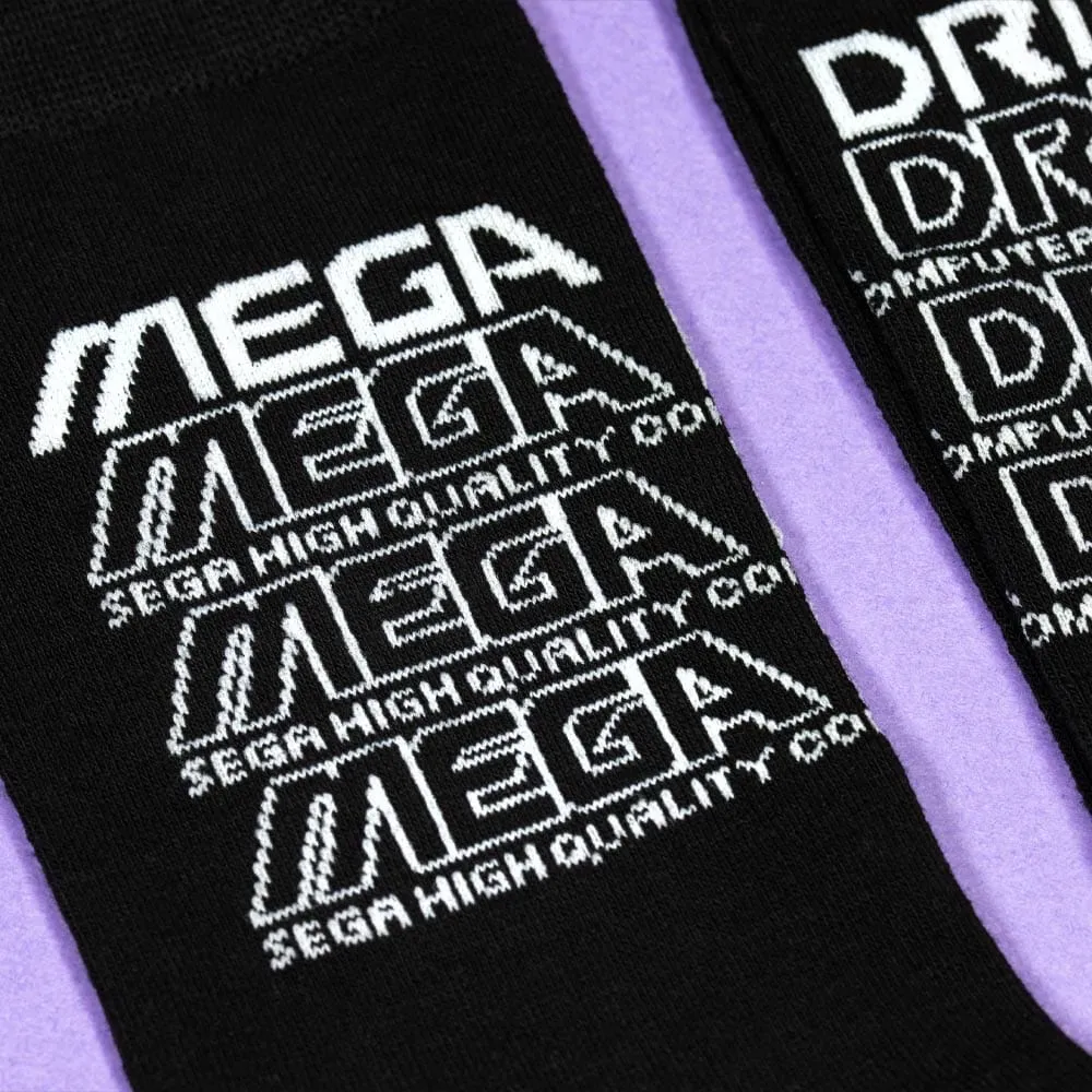 Official Mega Drive ‘Retro Logo’ Black Socks (One Size)