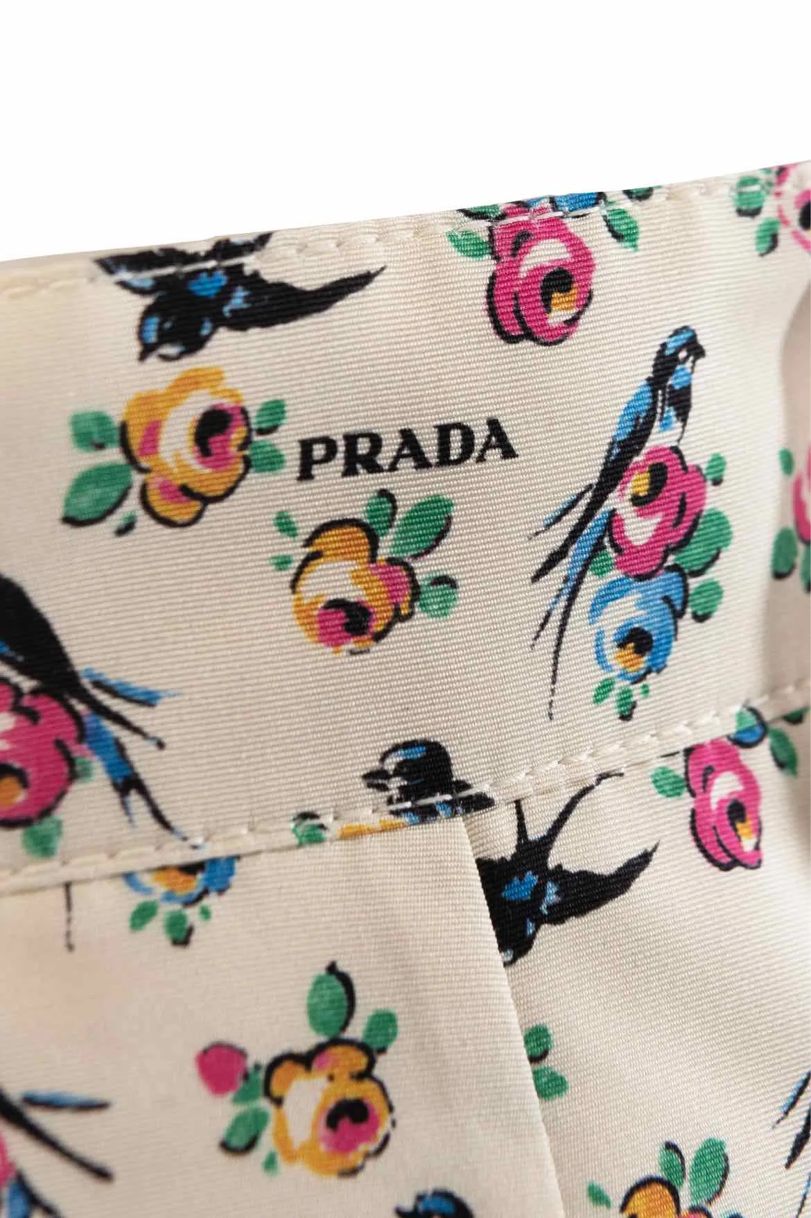 Prada Resort Size 38 Floral Print Silk Pants