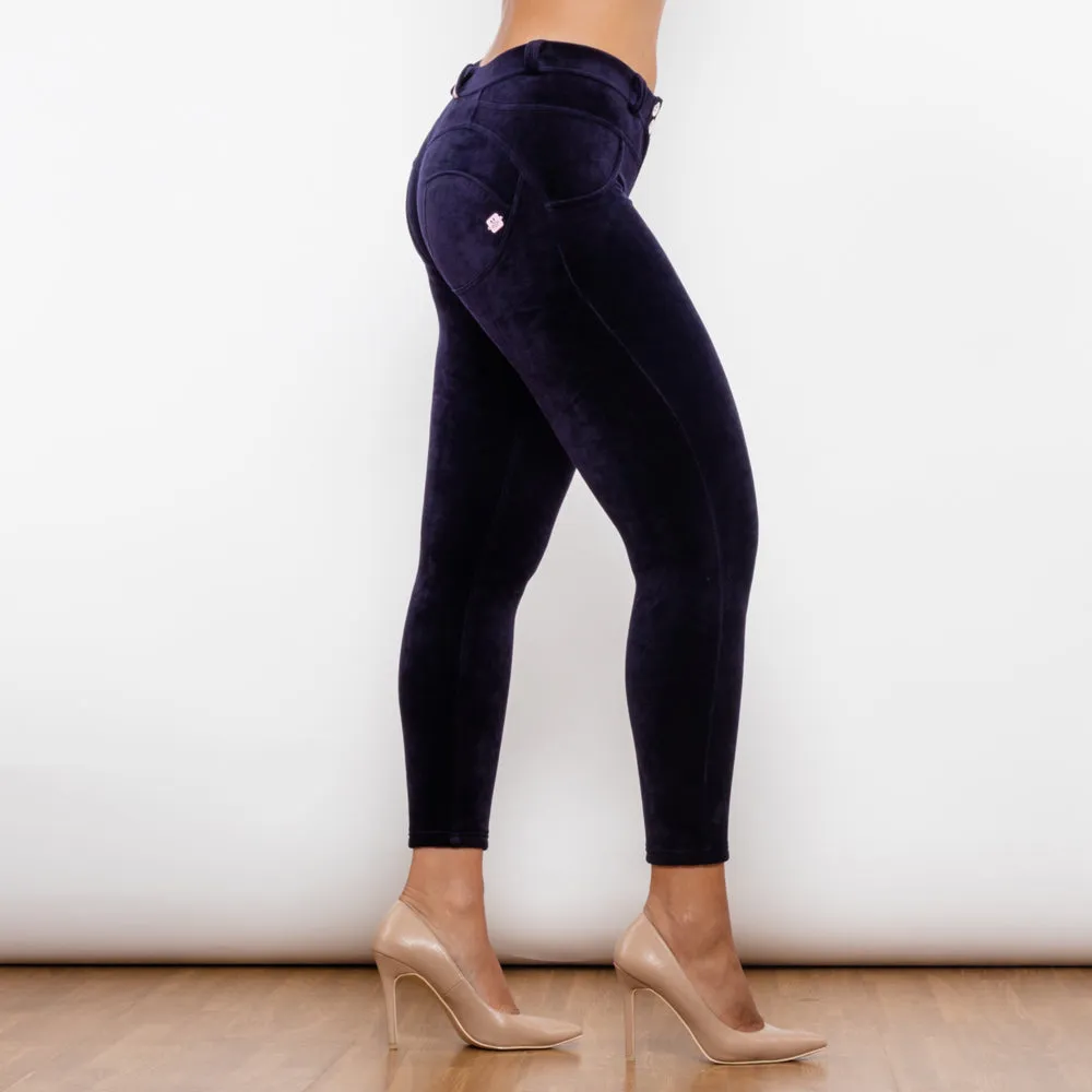 Purple Orchid Chenille Middle Waist Lifting Leggings