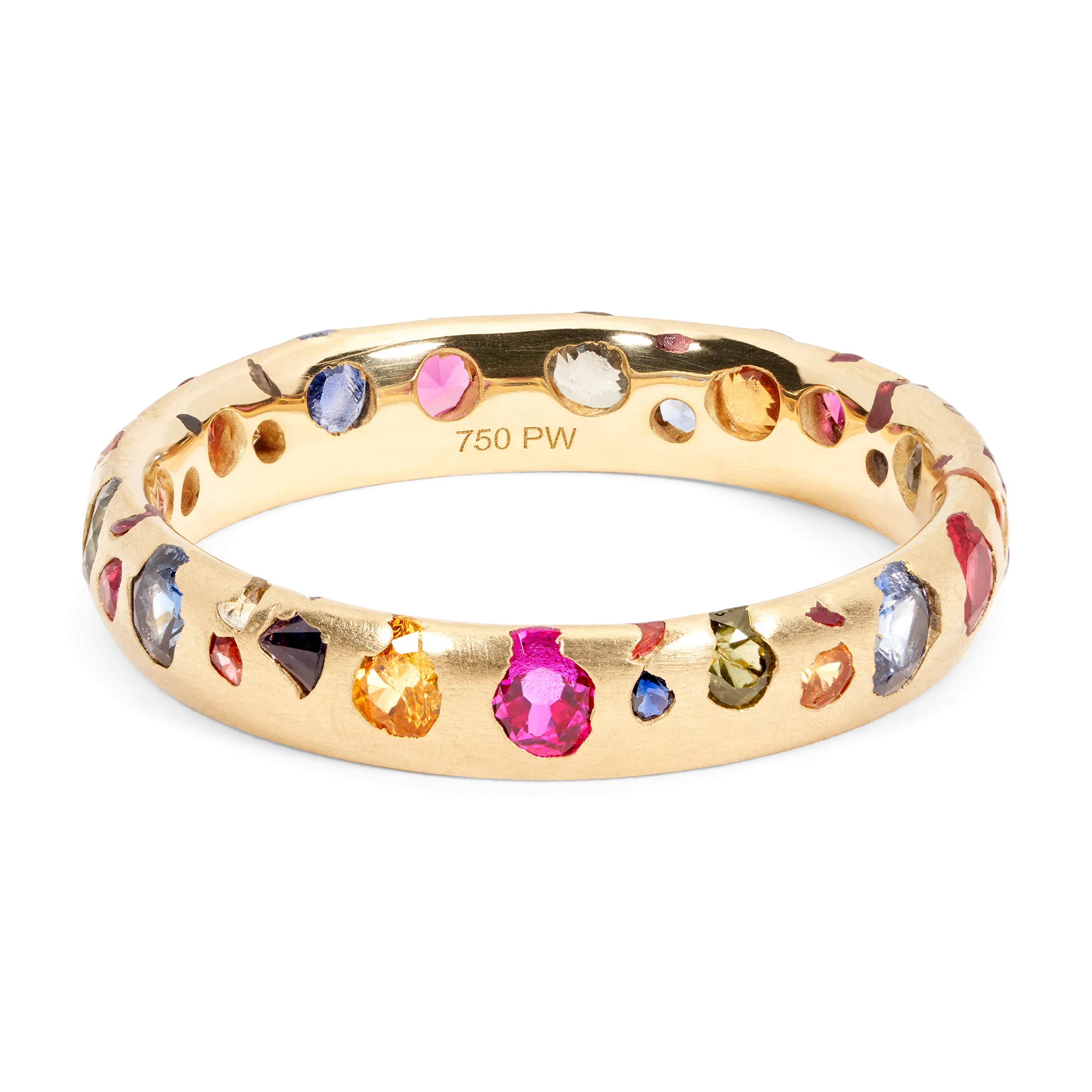 Rainbow Confetti Ring - Size 7.5 - 11578