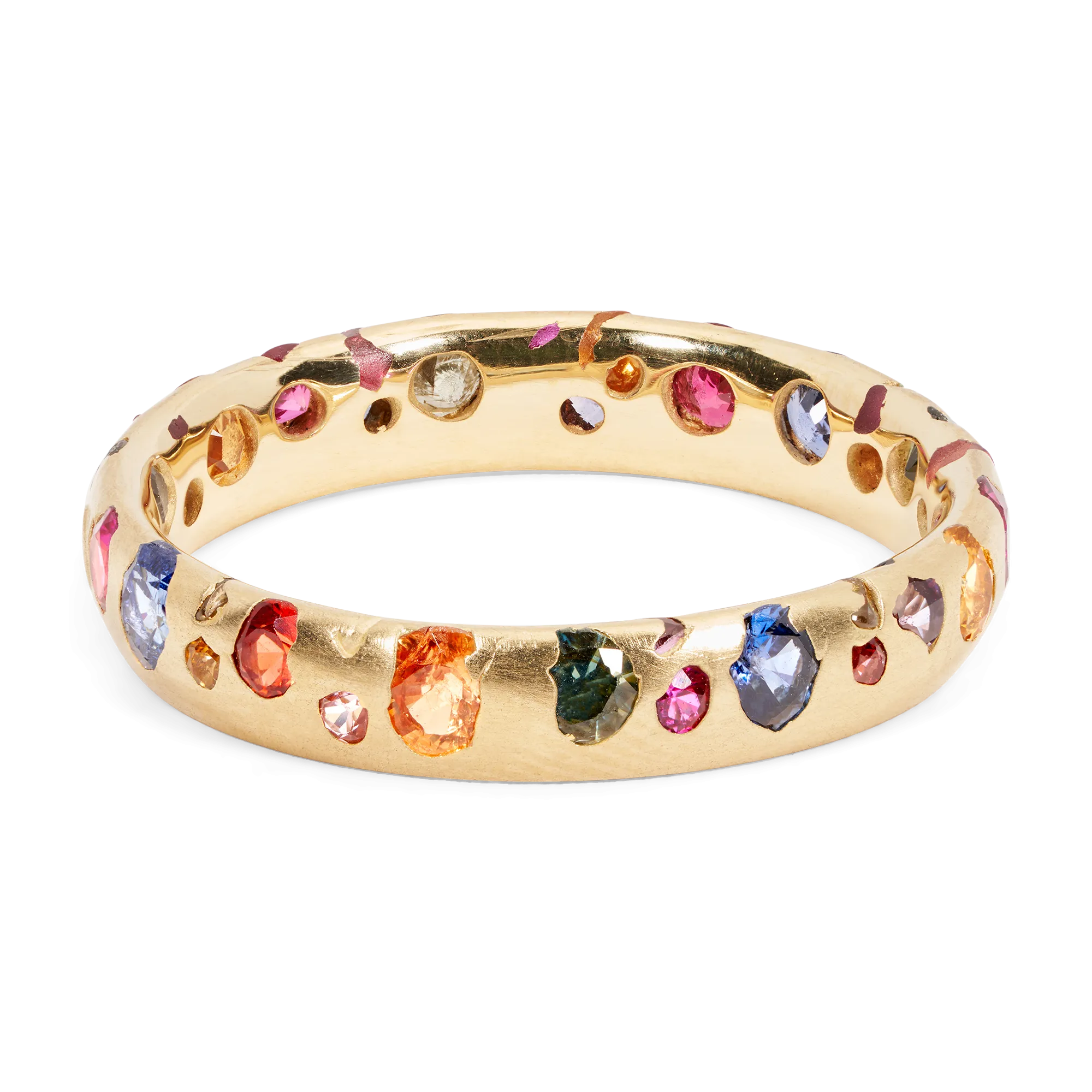 Rainbow Confetti Ring - Size 7.5 - 11578