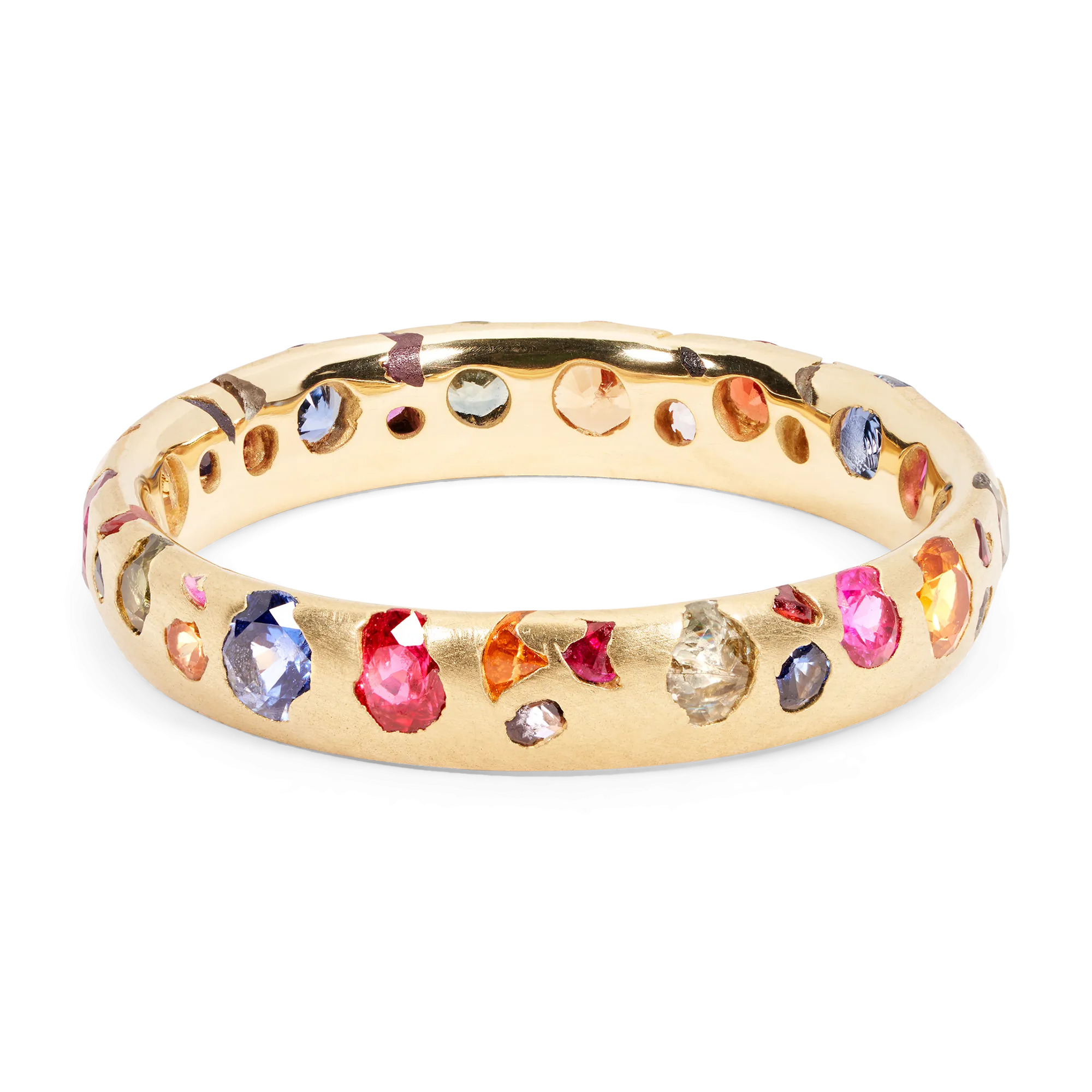 Rainbow Confetti Ring - Size 7.5 - 11578