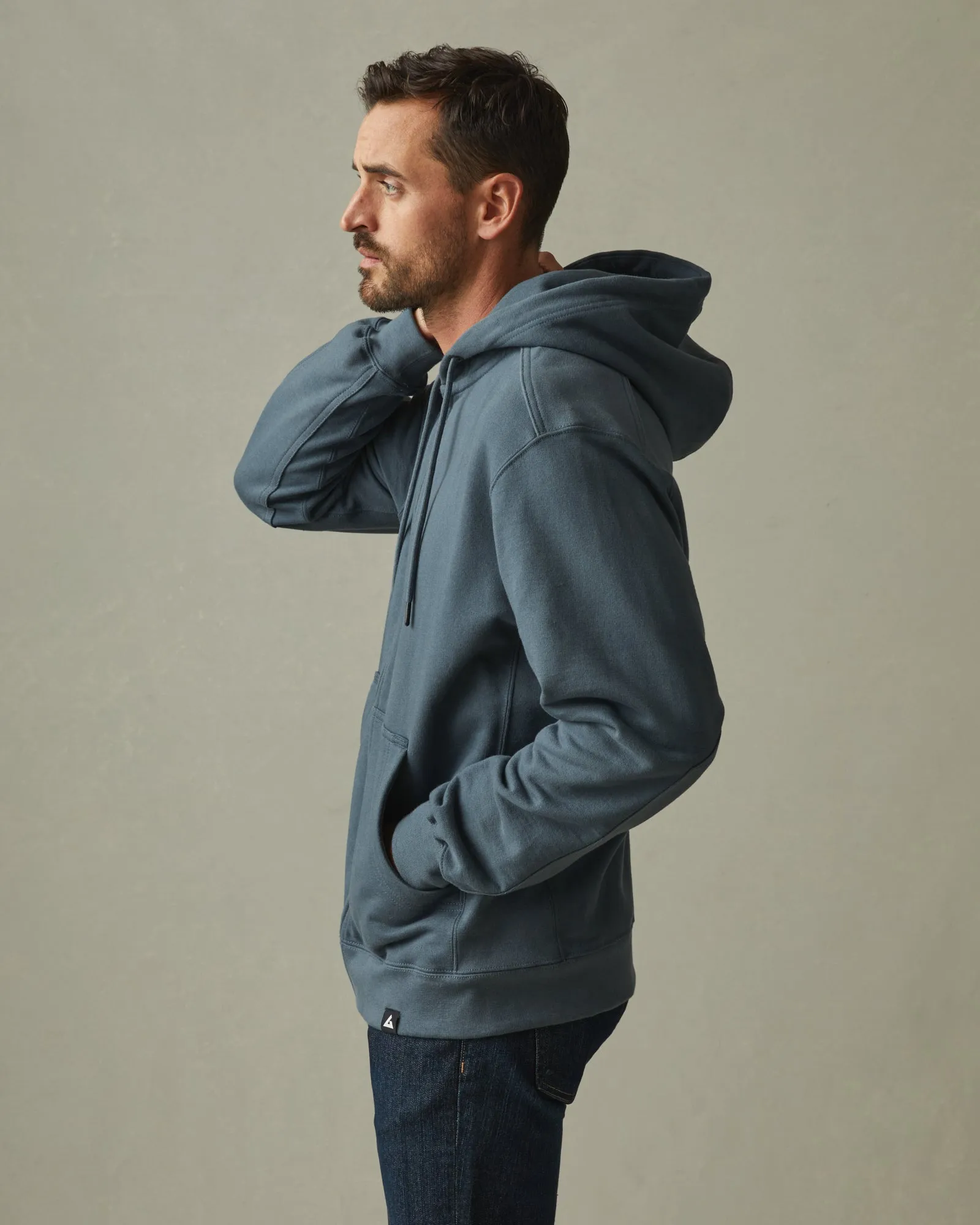 Relaxed Classic Full Zip - Vintage Indigo