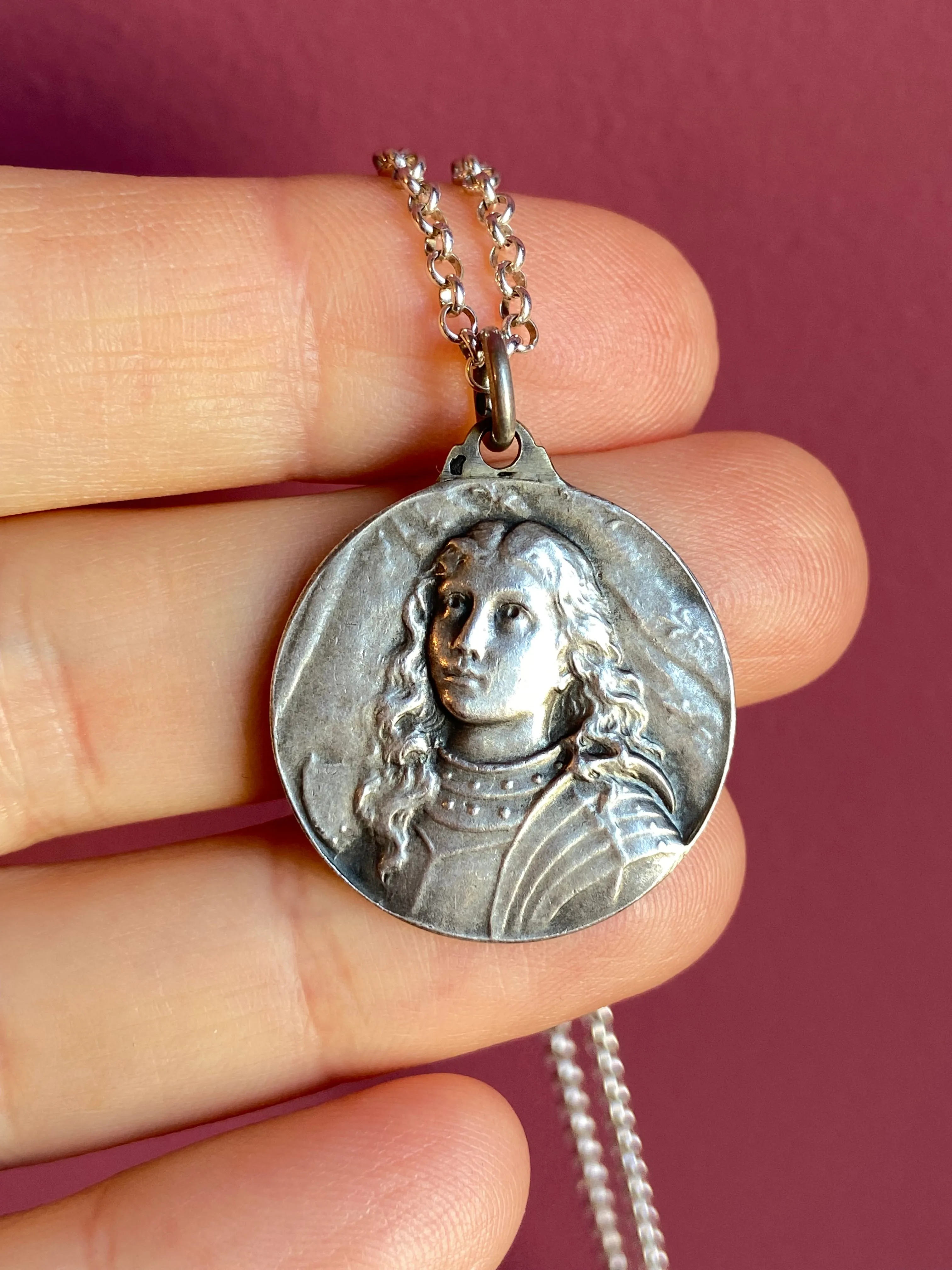 Saint Joan of Arc Medal Pendant