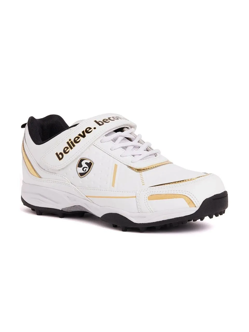 SG Century 5.0 Cricket Shoe - White/Gold/Black