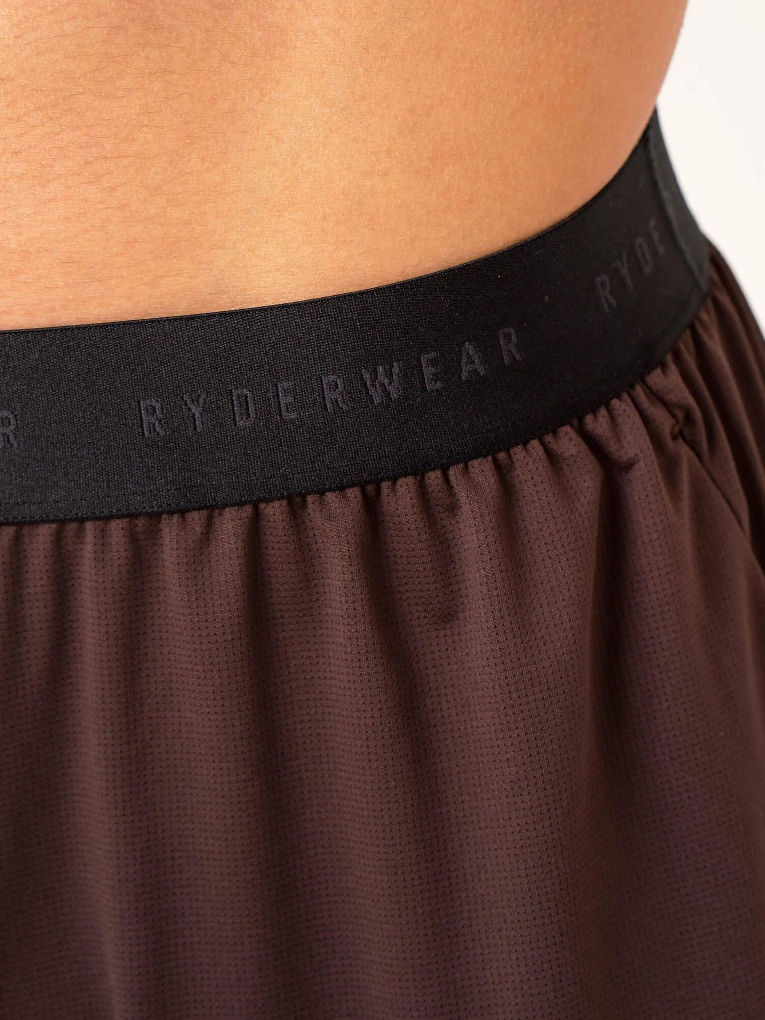 Terrain Mesh Gym Shorts - Dark Oak