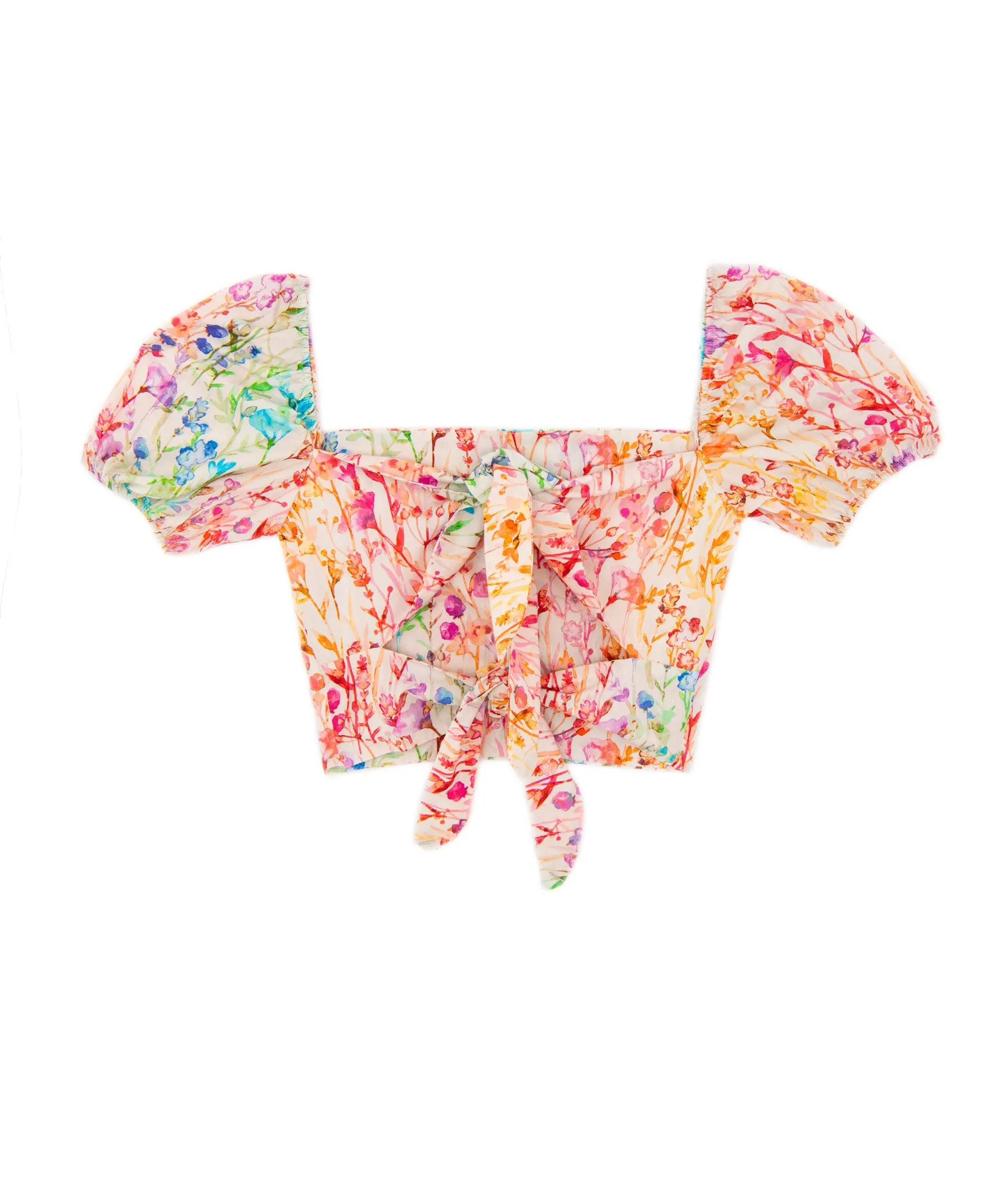 Theme Girls Noa Top Rainbow Watercolor Floral